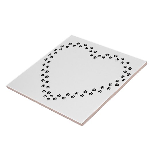 Drucke im Herzen Fliese (Seite)