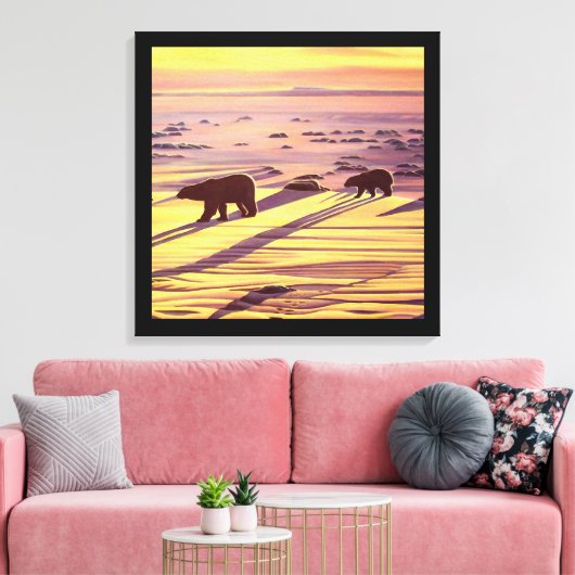 Drucke und Plakate zum Zeichnen von Polarbären (Insitu (Wohnzimmer))