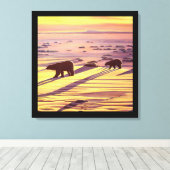 Drucke und Plakate zum Zeichnen von Polarbären (Insitu (Holzboden))