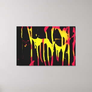Drucke und Sporen und Bacchanal-Leinwand