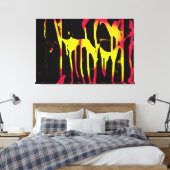 Drucke und Sporen und Bacchanal-Leinwand (Insitu (Schlafzimmer))
