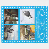 Drucke von Liebe-Foto Fleecedecke (Vorderseite (Horizontal))