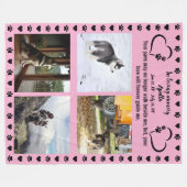 Drucke von Liebe-Foto Fleecedecke (Vorderseite (Horizontal))