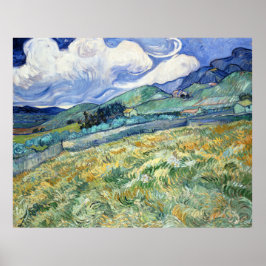 DRUCKEN | 48x38 Van Gogh Landschaft von Saint-Ré Poster
