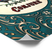 Drucken alter Stile Poster (Ecke)