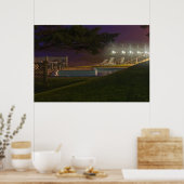 Drucken am Pool Poster (Küche)