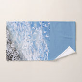 Drucken am Strand Badhandtuch Set (Handtuch)