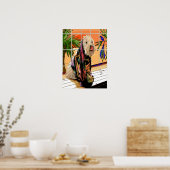 Drucken: "Am Wellness-Center" Poster (Küche)