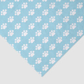 Drucken auf blauem Hintergrund Seidenpapier (Ausschnitt)