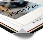 Drucken auf dem Memorial für Herzklopfen - Katze f Poster (Ecke)