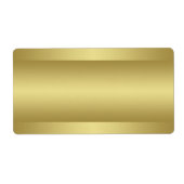 Drucken auf dem Zuhause Gold-Tone-Adressetikett (Vorne)