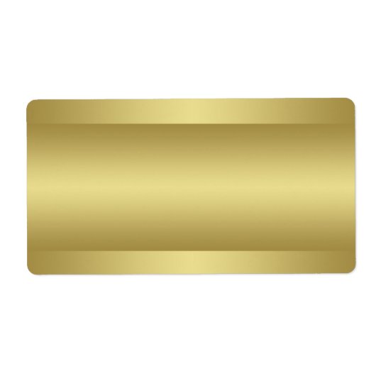 Drucken auf dem Zuhause Gold-Tone-Adressetikett (Vorne)