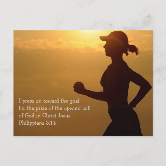 Drücken auf die Postkarte für das Ziel (Vorderseite)