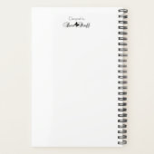 Drücken auf die Rock Climb-Schrift Planer (Rückseite)