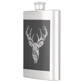 Drucken auf Kohlenstofffaser-Art Flachmann (Links)