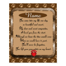 Drucken auf Memorial für mein Herzgedicht