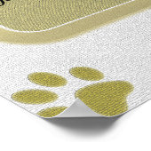 Drucken auf Memorial für mein Herzgedicht Poster (Ecke)