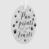 Drucken auf unserem Foto für Herz-Script-Begleiter Ornament (Vorderseite)