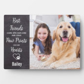 Drucken auf unserem Hearts Dog Pet Memorial Fotoplatte (Vorderseite)