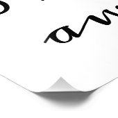 Drucken "Bleibe" Fotodruck (Ecke)