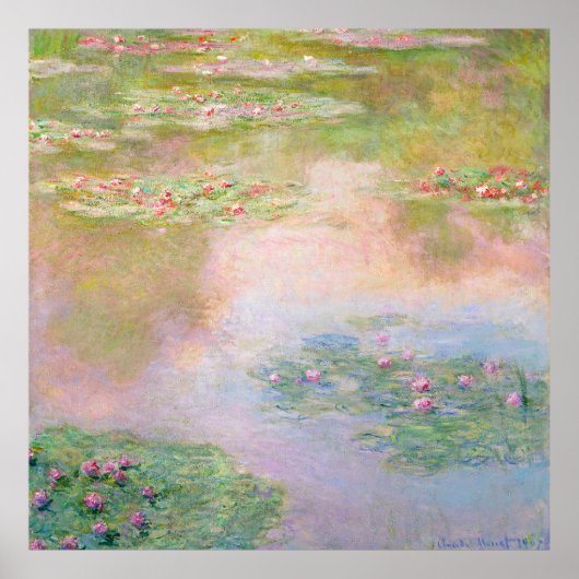 DRUCKEN | Claude Monet (40"x40") Nymphéas Poster (Vorne)