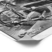 Drucken der Banknoten Poster (Ecke)