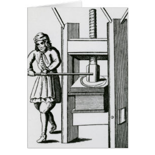 Drücken der Bücher