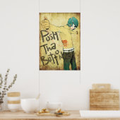 Drücken der Schaltfläche Poster (Küche)