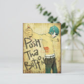 Drücken der Schaltfläche Postkarte (Stehend Vorderseite)