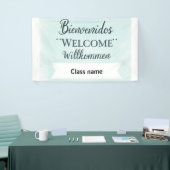 Drucken des Begrüßungsbanners mit Klassenname Banner (Messeveranstaltung)