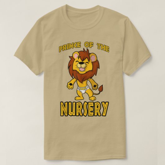 DRUCKEN DES KINDERZIMMERS Kinderleuchte in Windeln T-Shirt (Design vorne)