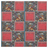 Drucken des peruanischen Moche-Musters aus der Zei Stoff (Muster)