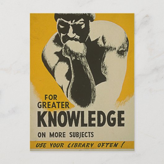 Drucken fördern postkarte (Vorderseite)