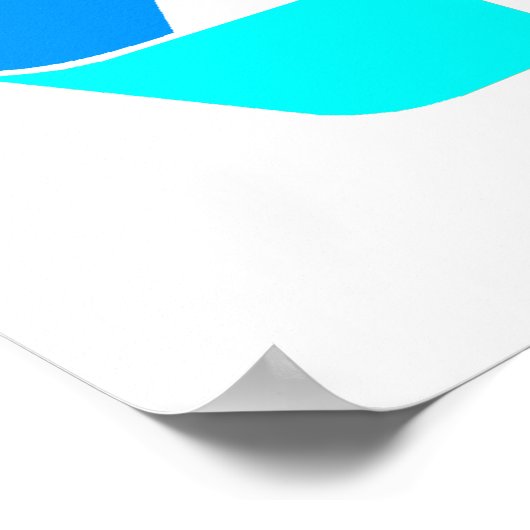 Drucken gerecycelt poster (Ecke)