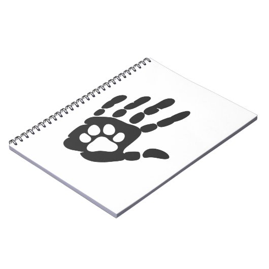 Drucken in der Hand einfügen - Hintergrundfarbe au Notizblock (Linke Seite)