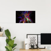 Drucken: In die Flamme 2 Poster (Heimbüro)