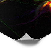 Drucken: In die Flamme Poster (Ecke)