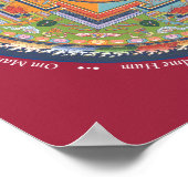 DRUCKEN Mandala von Chenrezig - mit Mantra Poster (Ecke)