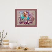 DRUCKEN - Meerjungfrau Poster (Küche)