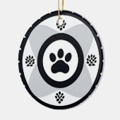 Drucken mit dekorativen Elementen Keramik Ornament (Links)