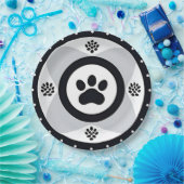 Drucken mit dekorativen Elementen Pappteller (Party)