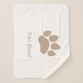 Drucken mit dem Namen des Hundes anpassen Sherpadecke (Vorderseite)