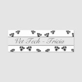 Drucken mit einfachem Lesen Namensschild (Vorderseite)