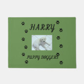 Drucken mit Foto und Name des Begleiters Fußmatte (Vorderseite)