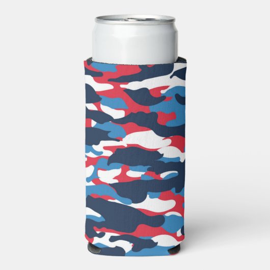 Drucken mit kühler Camouflage Selters Dosenkühler (Seltzer Vorderseite)