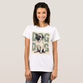 Drucken mit Mops T - Shirt (Vorne ganz)