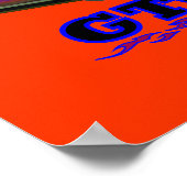 Drucken mit "Pontiac GTO"-Design Poster (Ecke)
