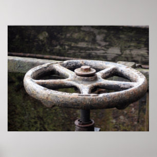 Drucken mit rostfreiem Ventil Poster