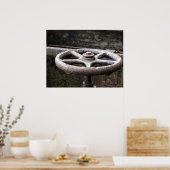 Drucken mit rostfreiem Ventil Poster (Küche)
