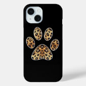 Drucken mit schwarzem Leopard-Sparkon Case-Mate iPhone Hülle (Rückseite)